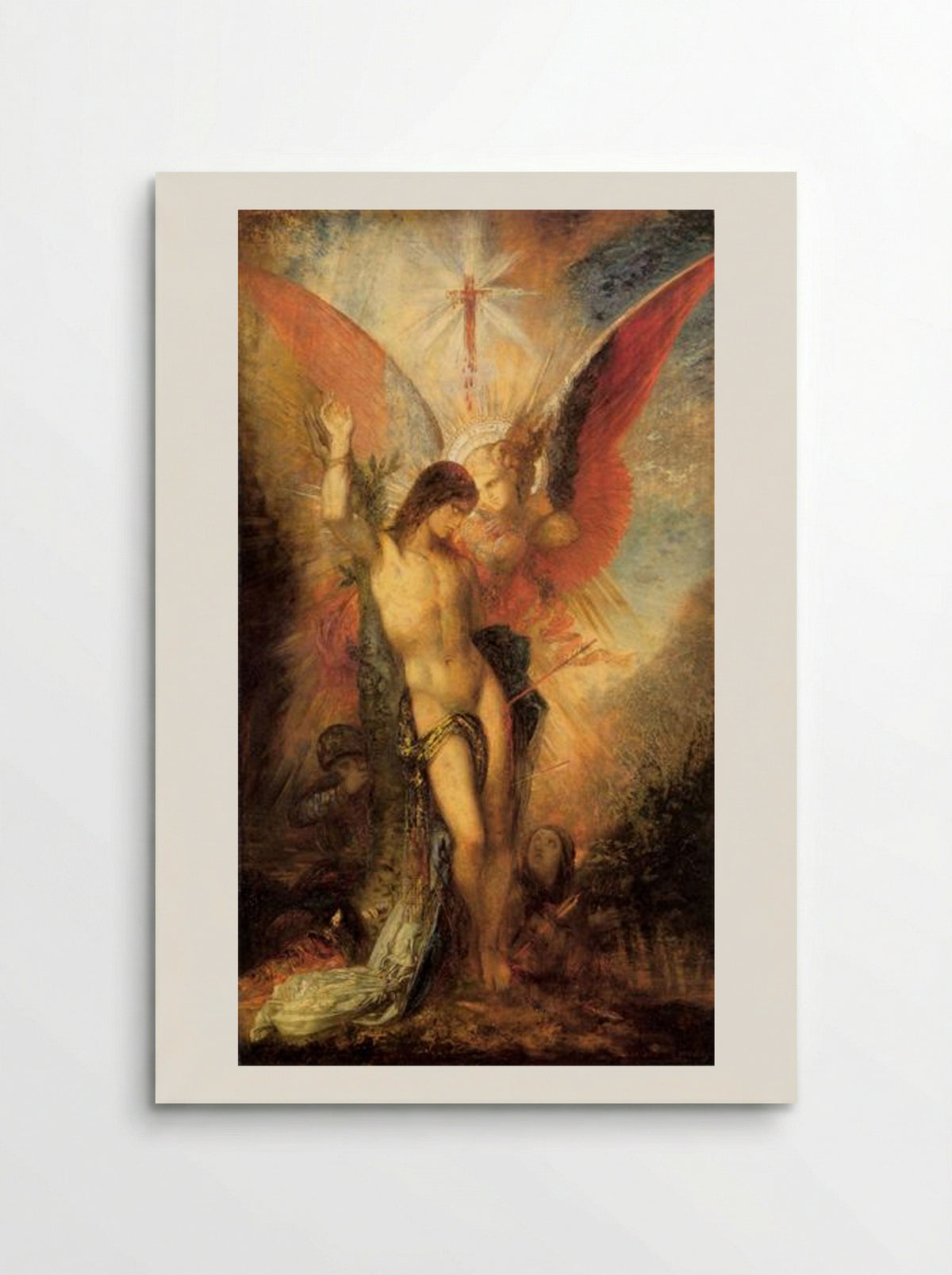 St. Sebastian and the Angel - Gustave Moreau - Poster