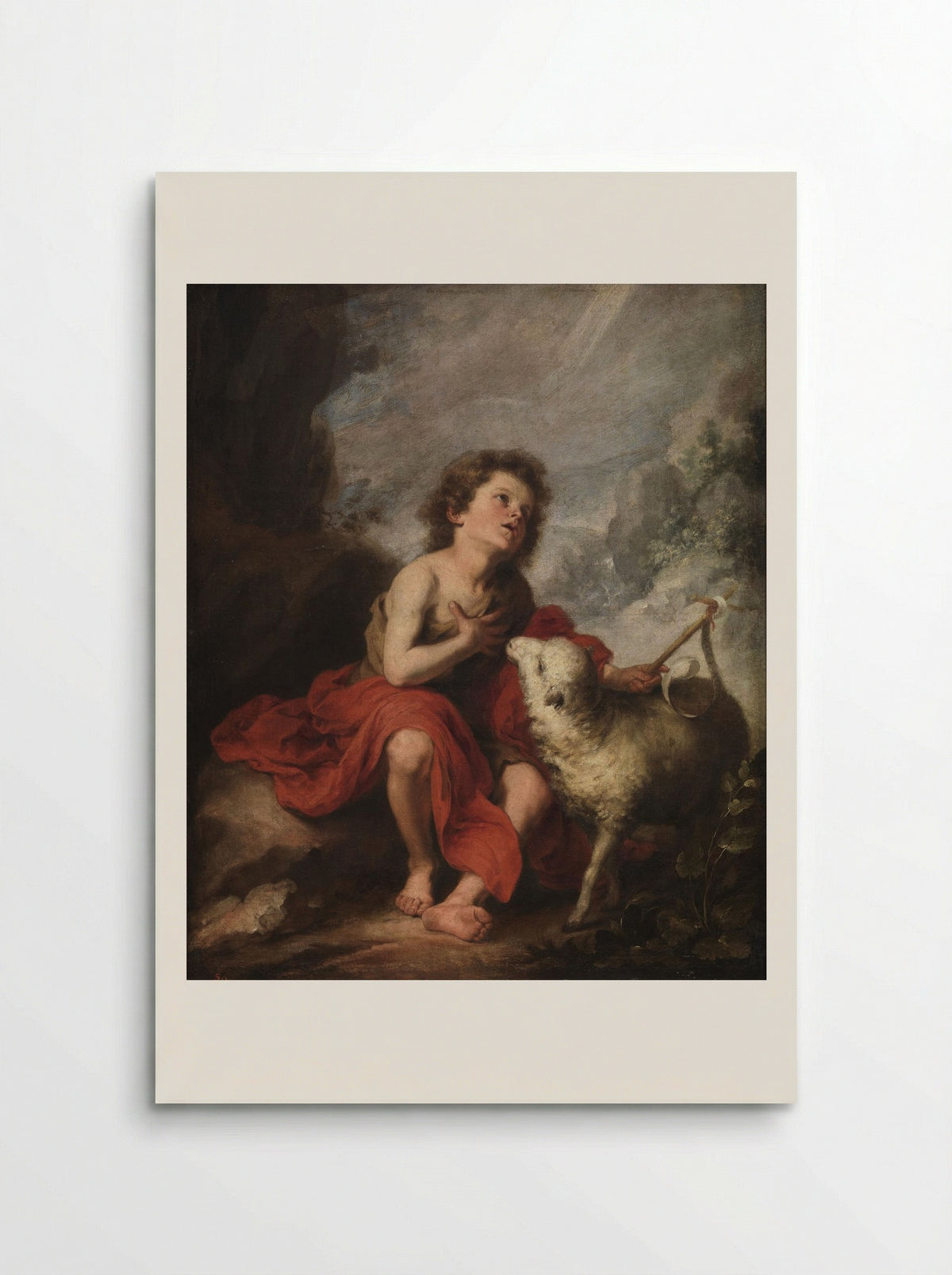 St. John the Baptist as a Child - Bartolomé Esteban Murillo - Poster