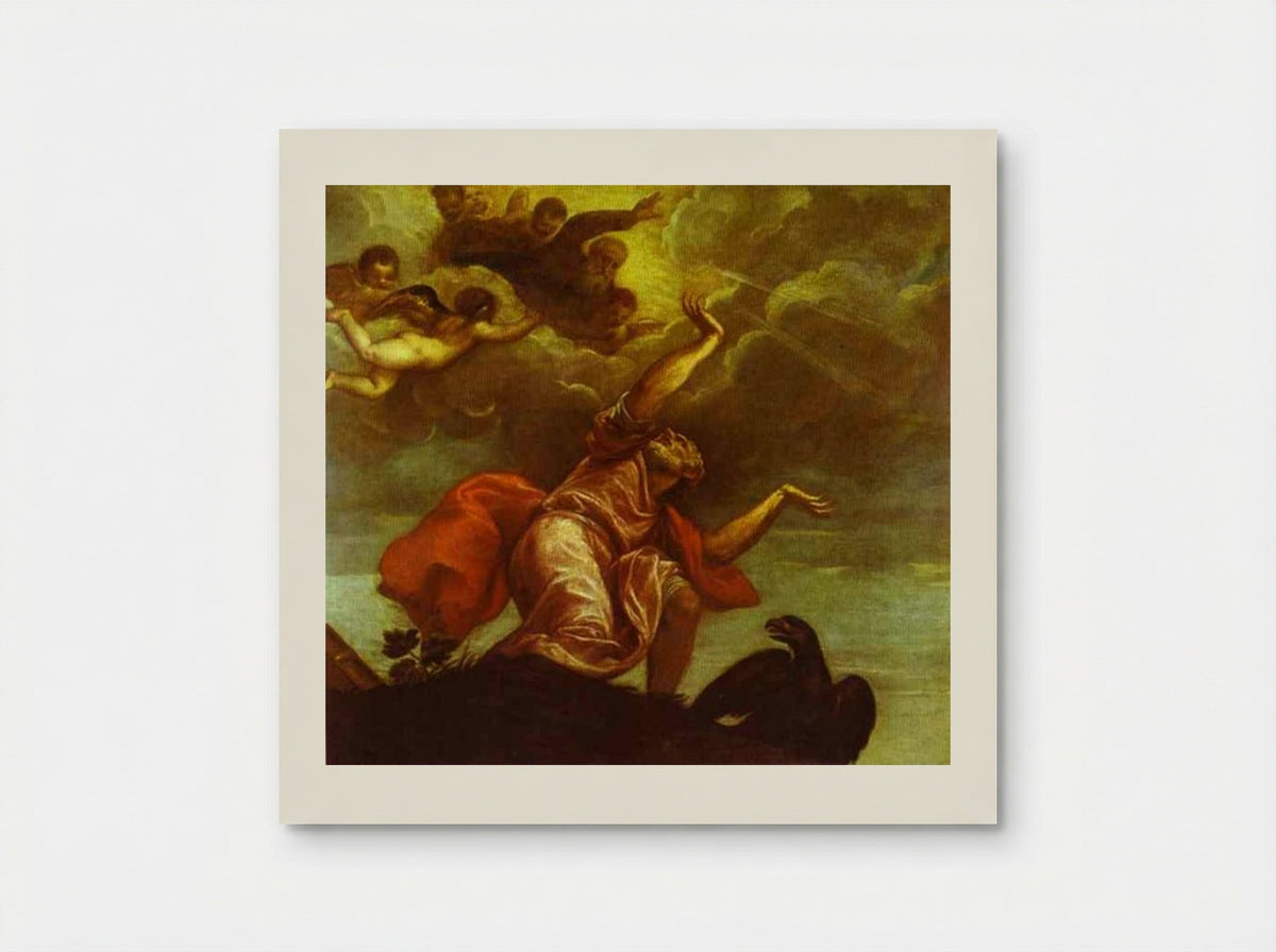 St. John the Evangelist on Patmos - Titian - Poster