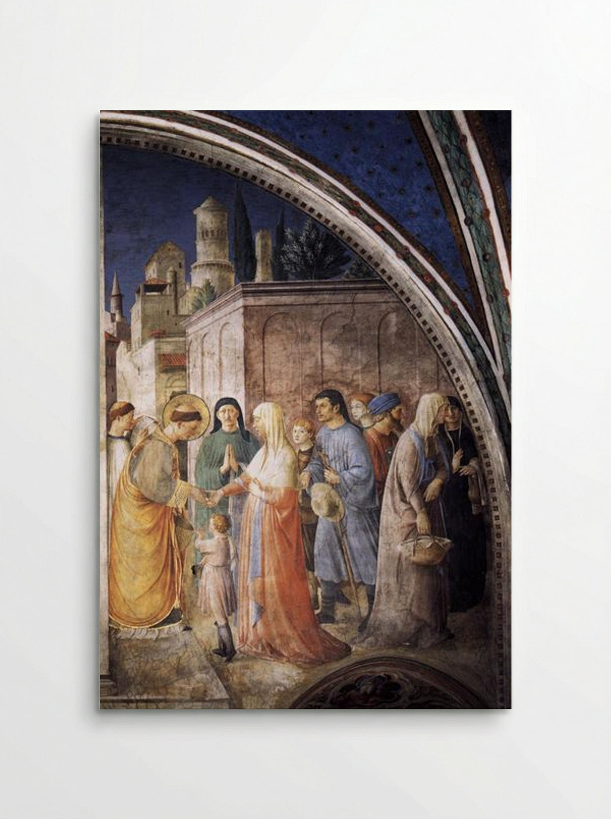 St. Stephen Distributing Alms - Fra Angelico - Poster