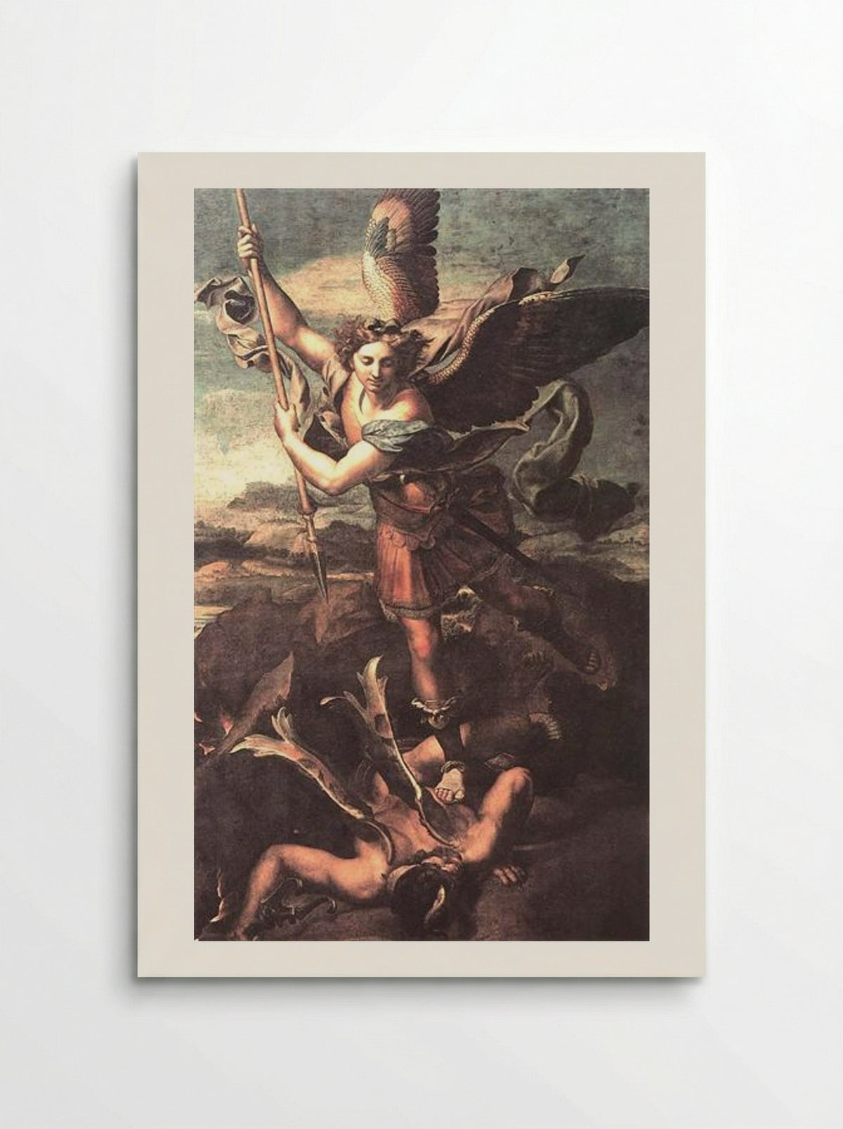 St. Michael Overwhelming the Demon - Raphael - Poster