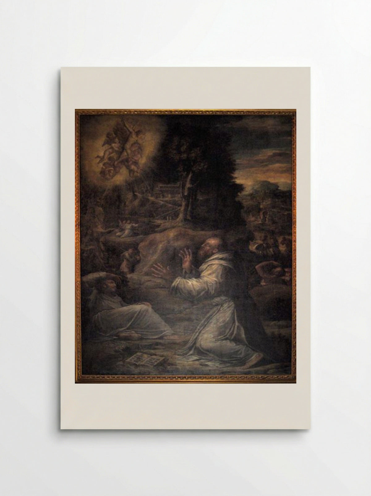 St. Francis receiving the Stigmata - Giorgio Vasari - Poster