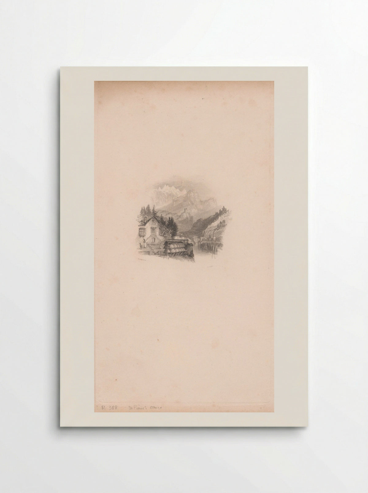 St. Pierre's Cottage - Edward Goodall - Poster