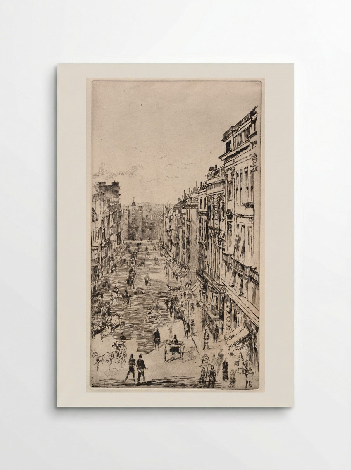 St. James Street - James McNeill Whistler - Poster