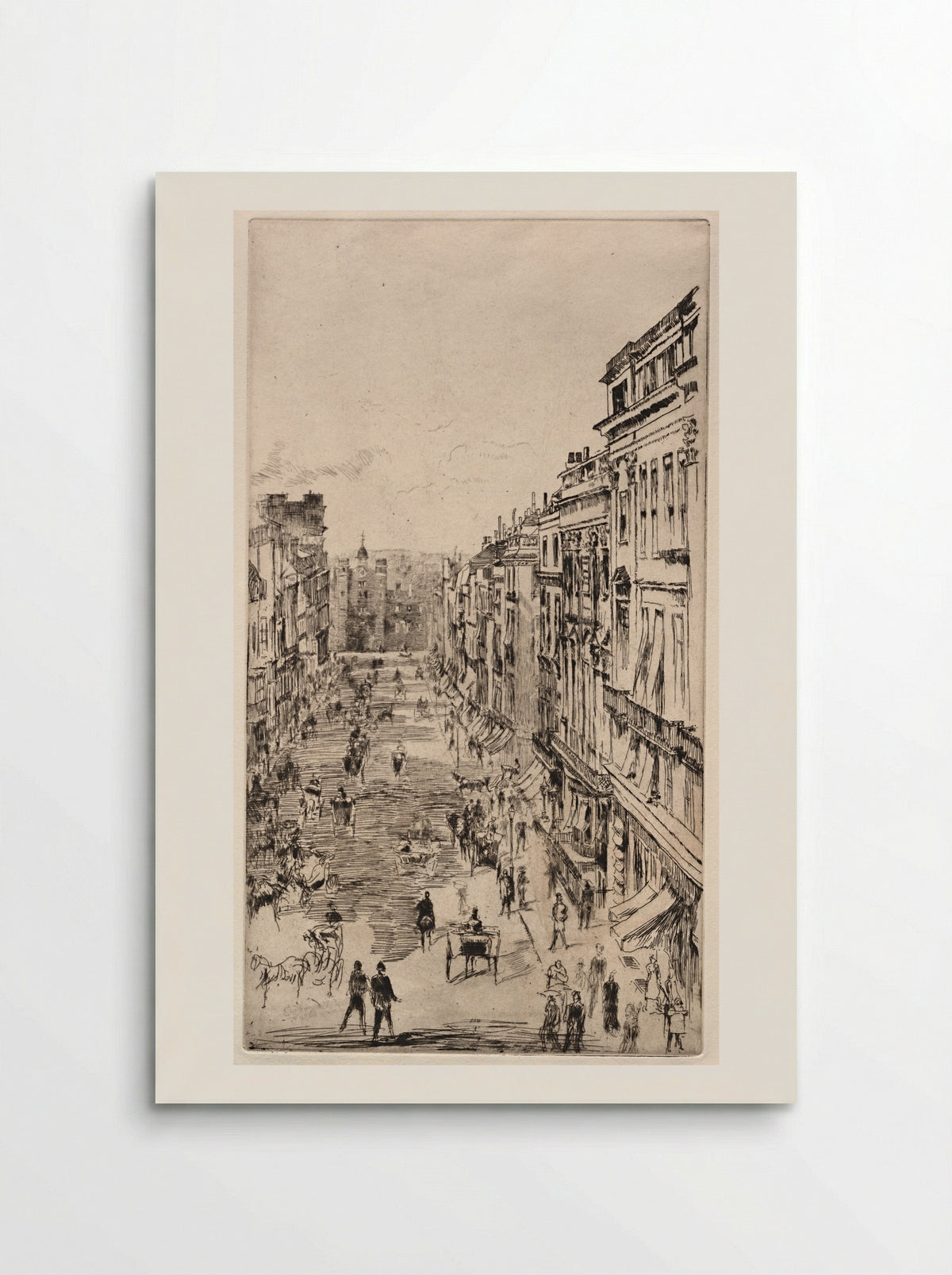 St. James Street - James McNeill Whistler - Poster