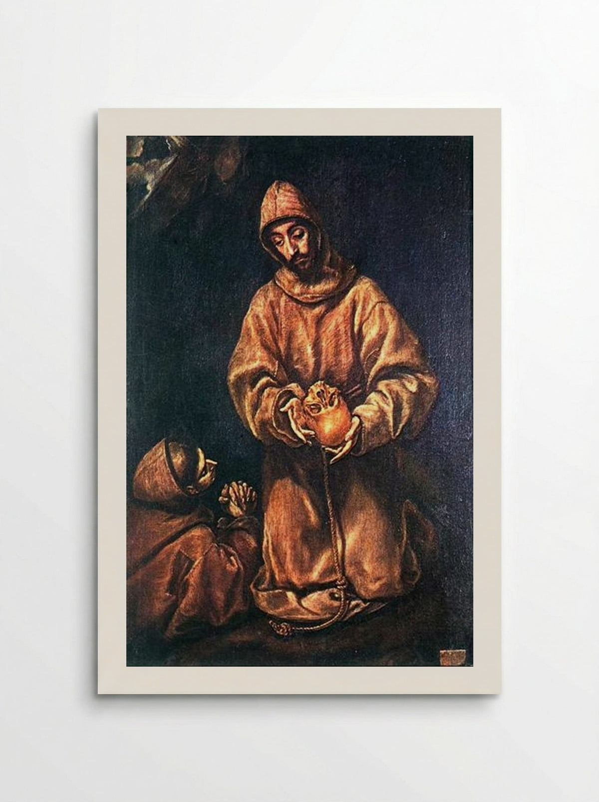 St. Francis and Brother Rufus - El Greco - Poster