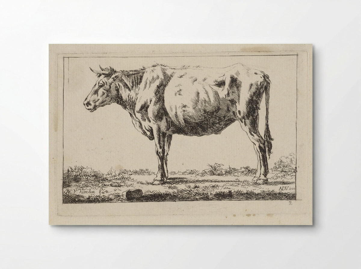 Staand rund, naar links - Jacob Elias van Varelen - Poster