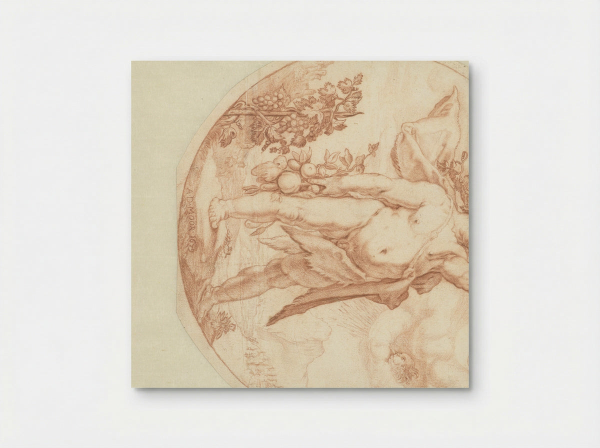 Staande Bacchus - Abraham de Moor - Poster