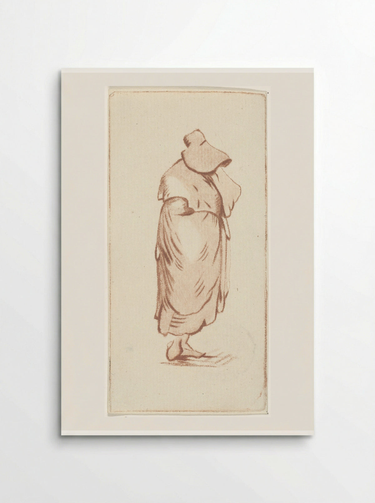Staande vrouw - Cornelis Ploos van Amstel - Poster