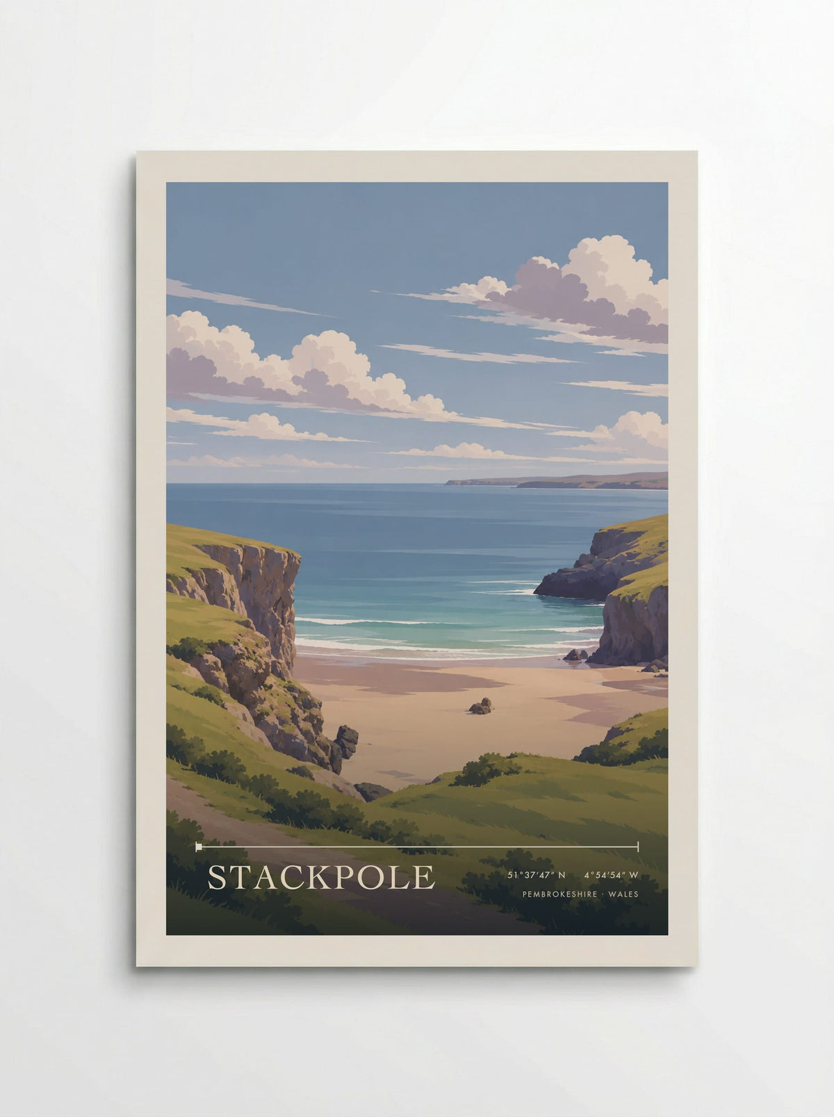 Stackpole, Pembrokeshire | Travel Poster - Poster