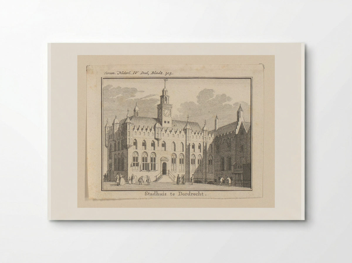 Stadhuis te Dordrecht - Jan Caspar Philips - Poster
