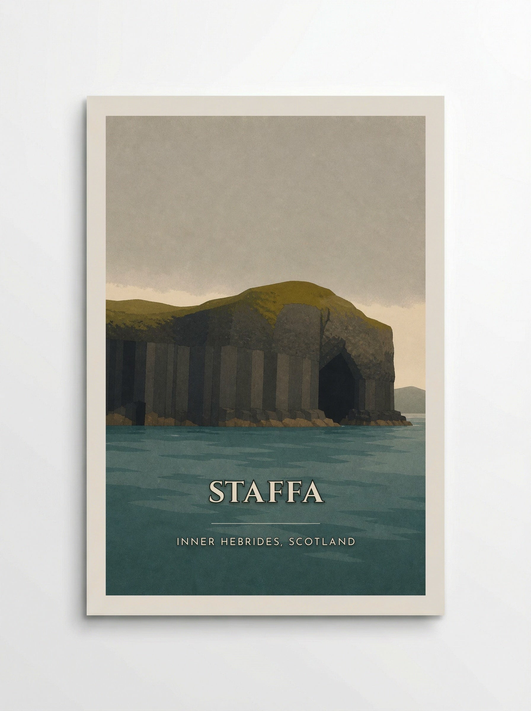 Staffa Travel Poster Artwork - Poster