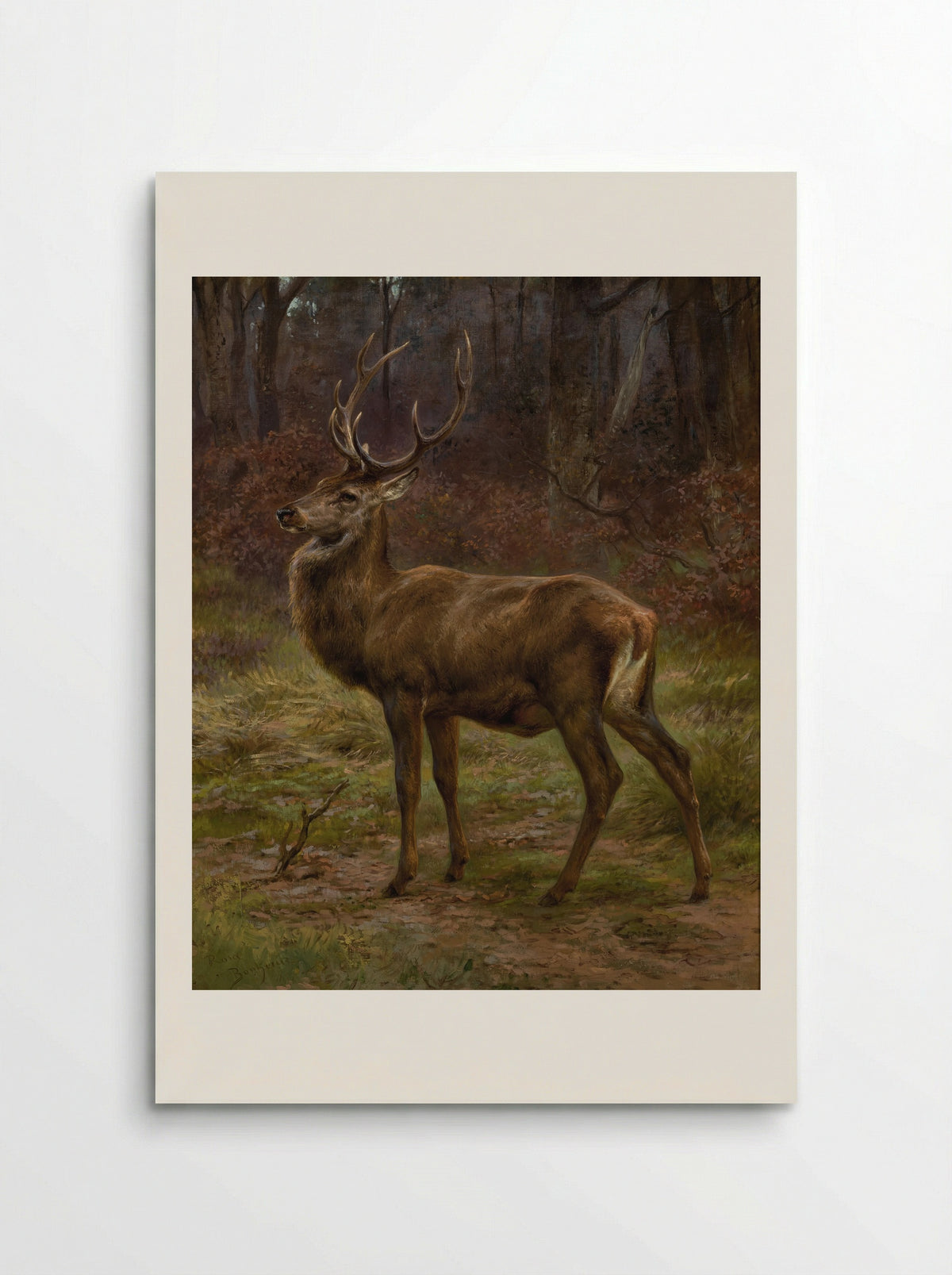Stag in an Autumn Landscape - Rosa Bonheur - Poster