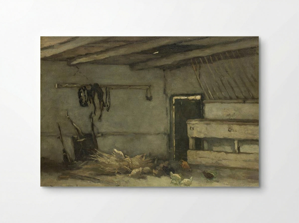 Stalinterieur - Johan Hendrik Weissenbruch - Poster