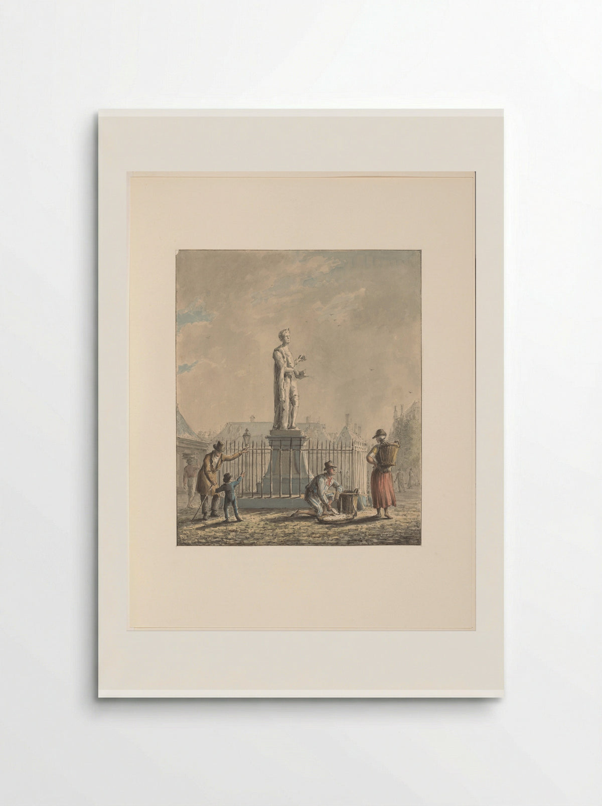 Standbeeld van Laurens Jansz. Coster te Haarlem - Johannes Jelgerhuis - Poster