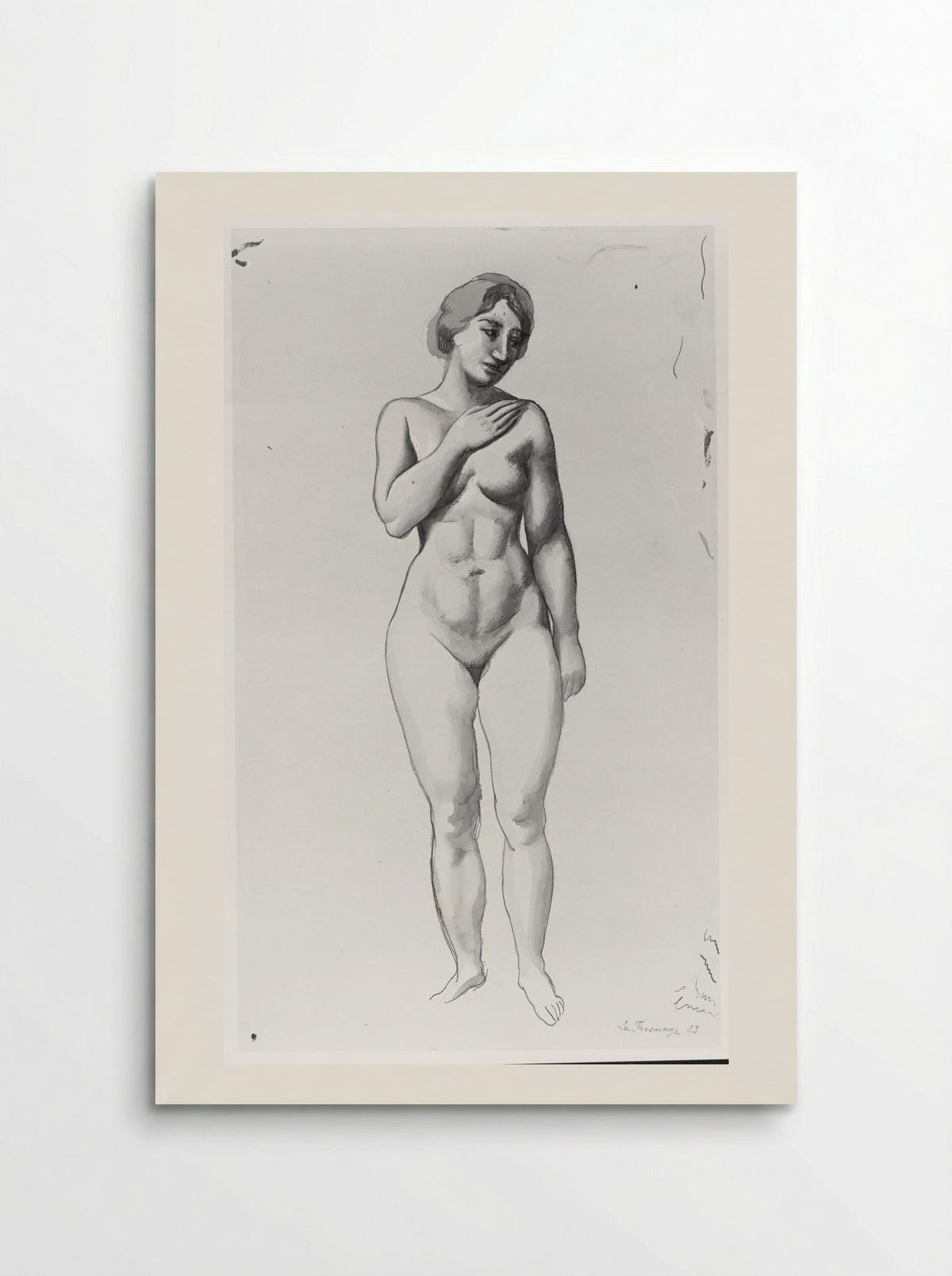 Standing Female Nude - Roger de La Fresnaye - Poster