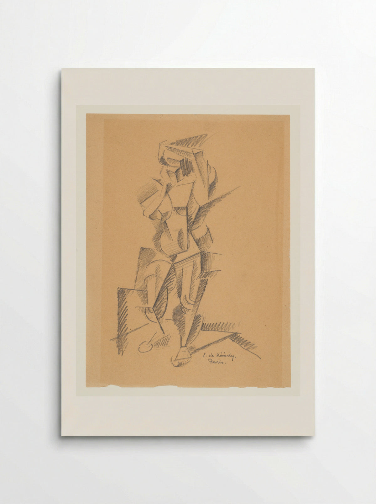 Standing Figure - Elemér de Kóródy - Poster