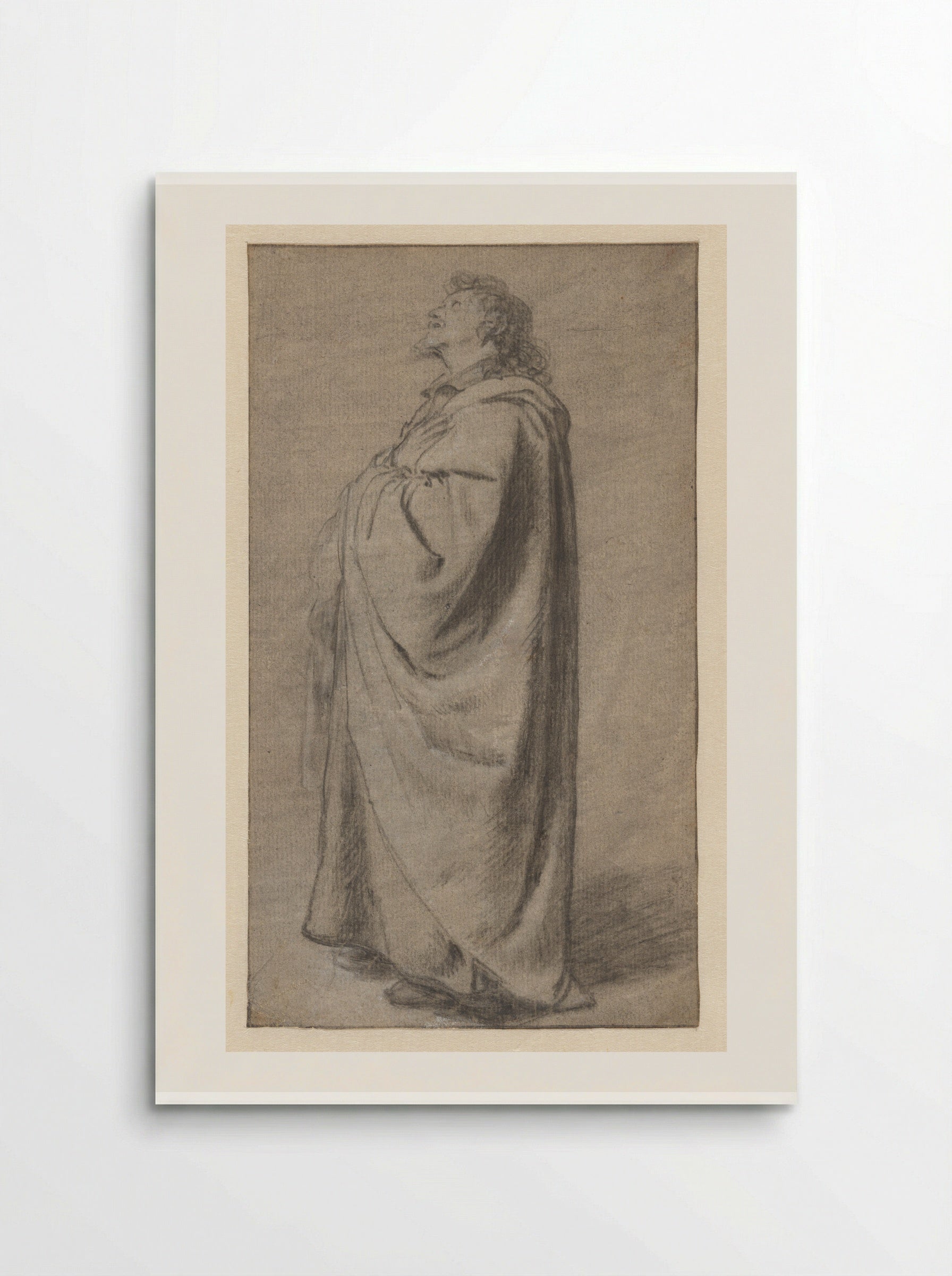 Standing Man in a Cloak (Saint John the Evangelist?) - Jan Lievens - Poster