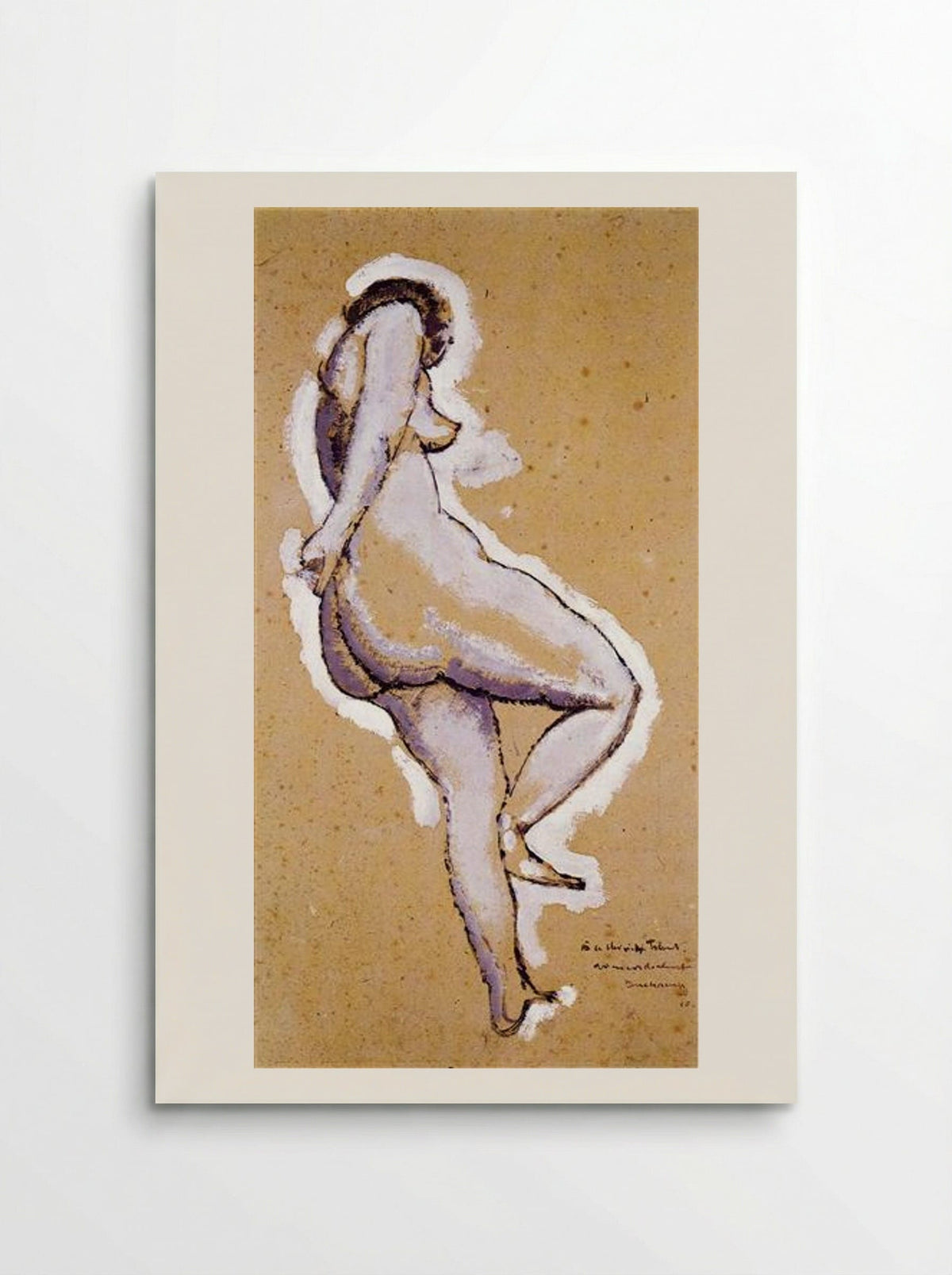Standing Nude - Marcel Duchamp - Poster