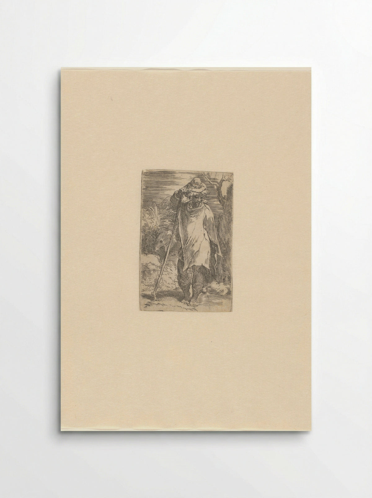 Standing Shepherd - Parmigianino - Poster