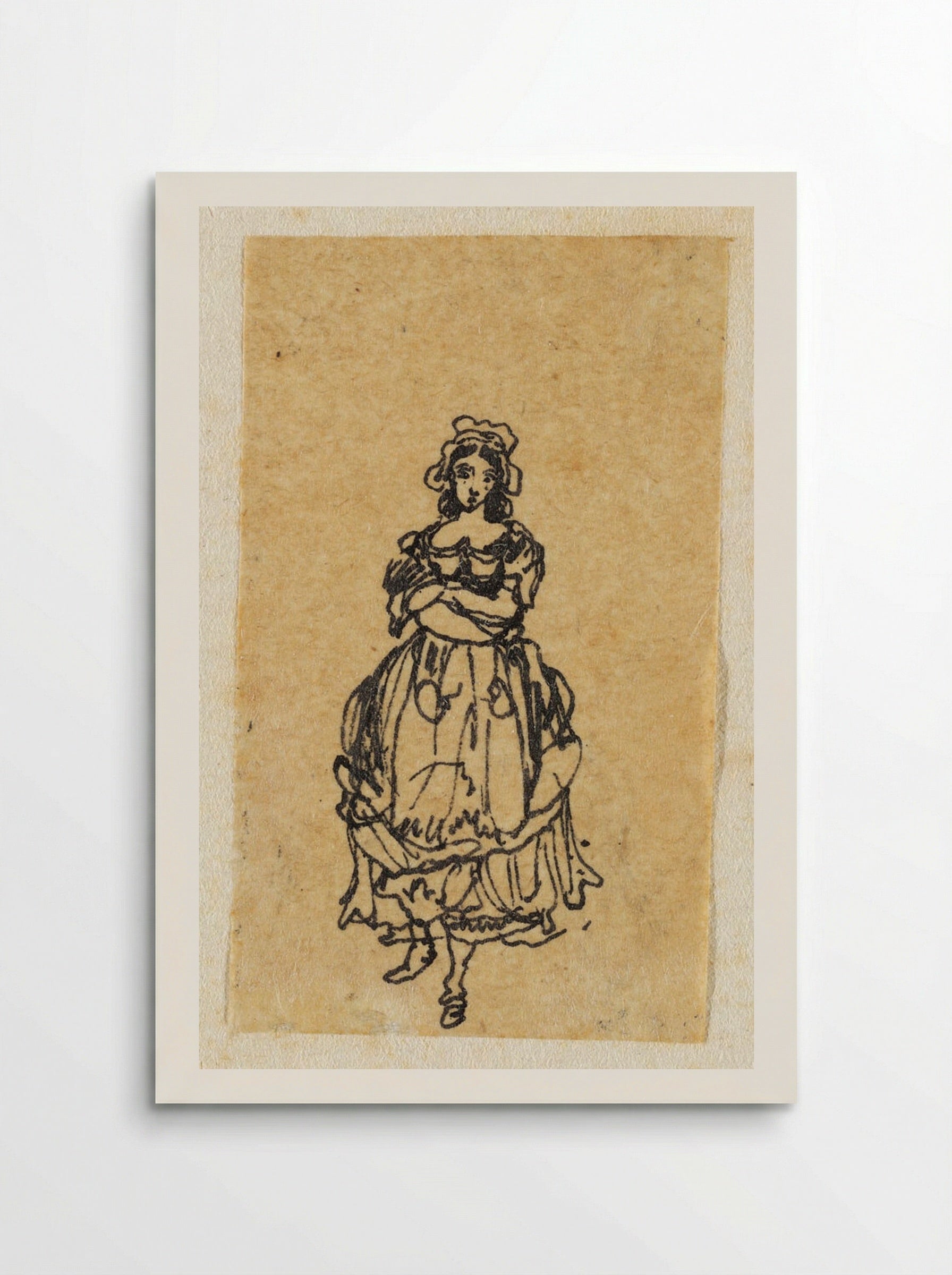 Standing Woman - Rodolphe Bresdin - Poster