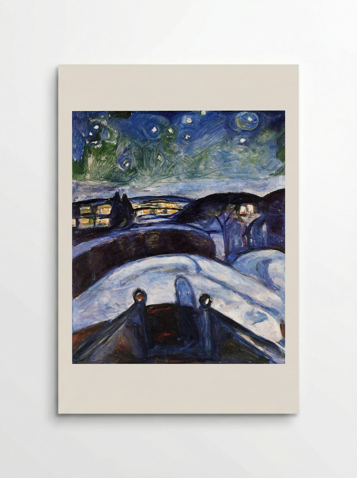 Starry Night - Edvard Munch - Poster