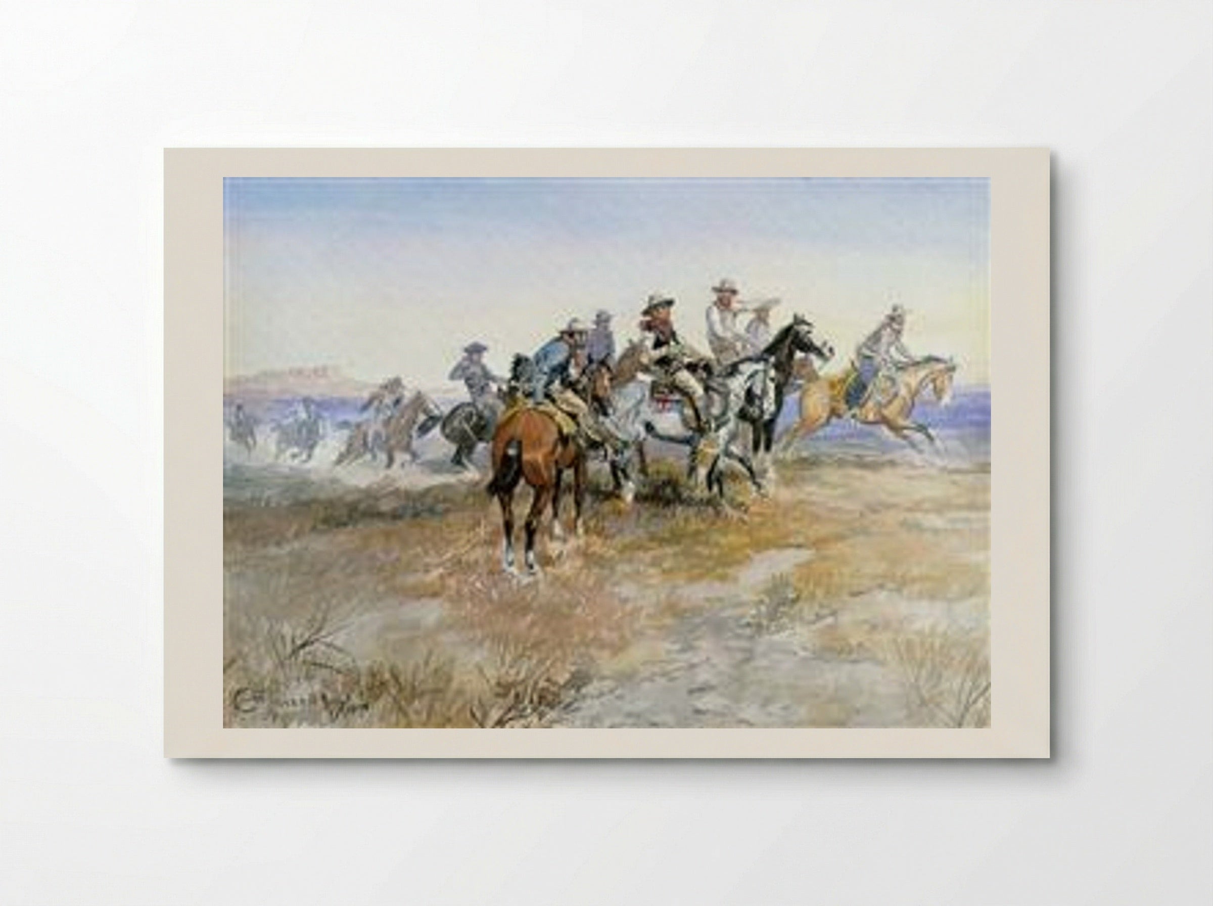 Start of Roundup - Charles M. Russell - Poster