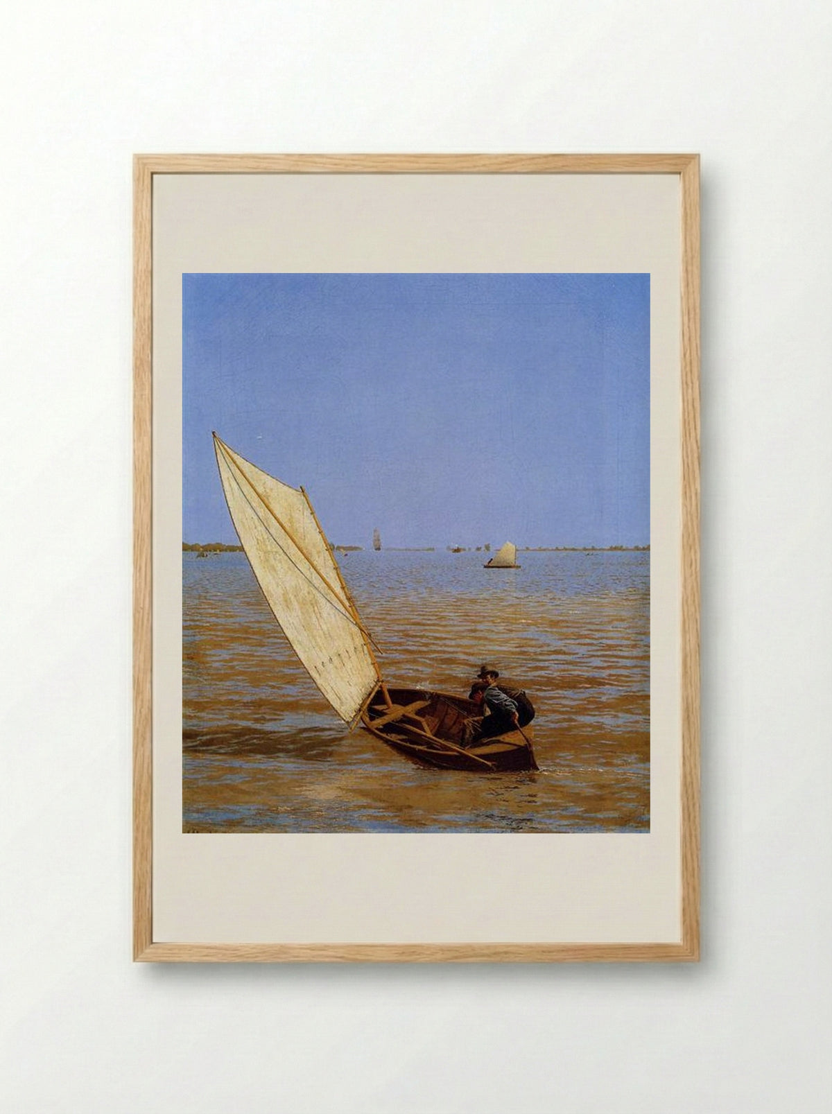 Starting Out after Rail - Thomas Eakins - Framed Print Wood