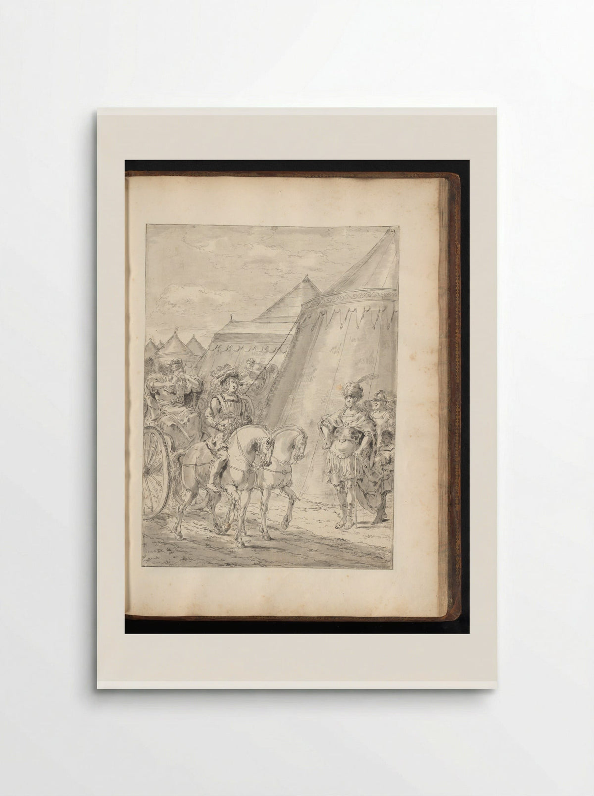 Stateira and her daughter brought before Alexander the Great - Leonaert Bramer - Poster