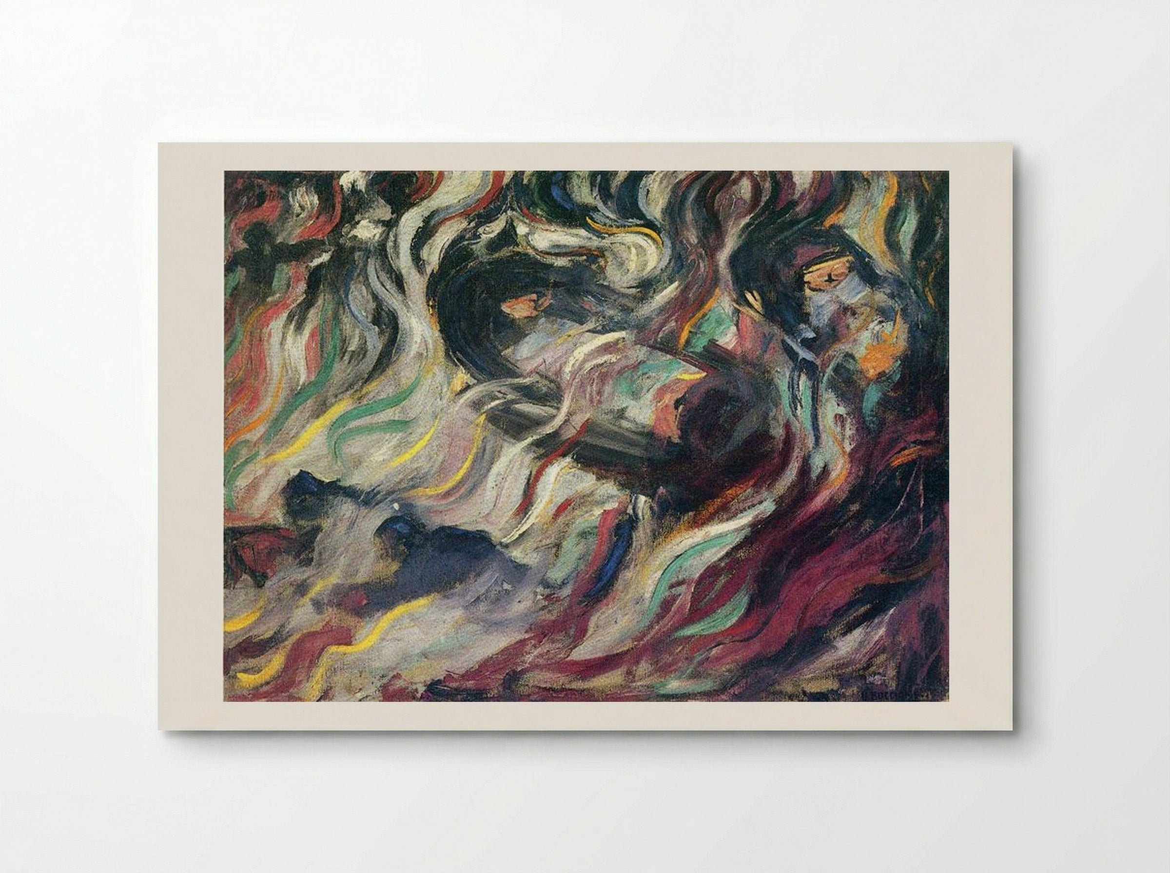 States of Mind: The Farewells - Umberto Boccioni - Poster