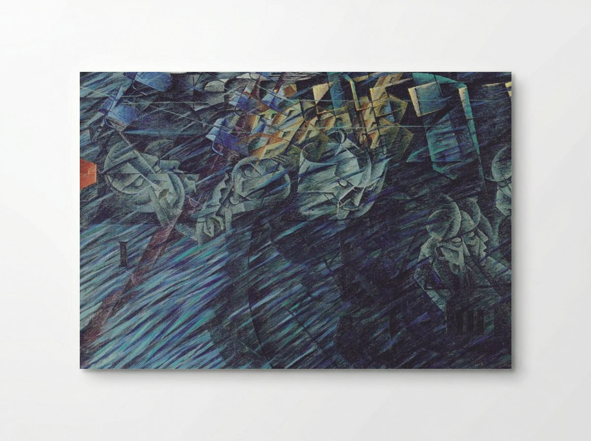 States of Mind: Those Who Go - Umberto Boccioni - Poster