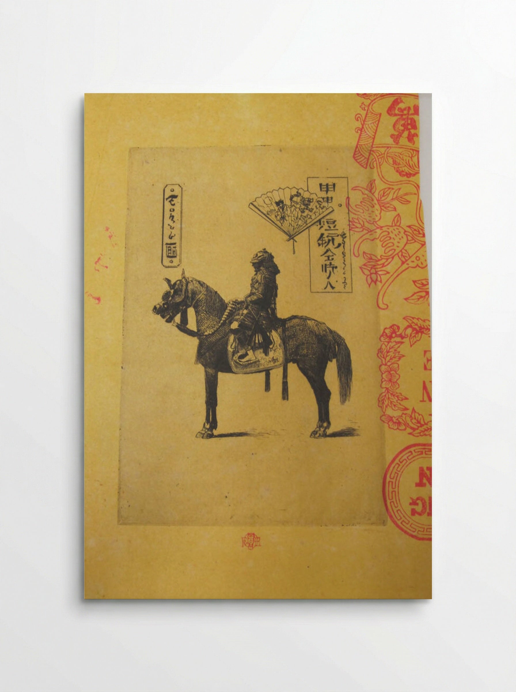 Statue of a Bronze Cavalier - Félix Hilaire Buhot - Poster