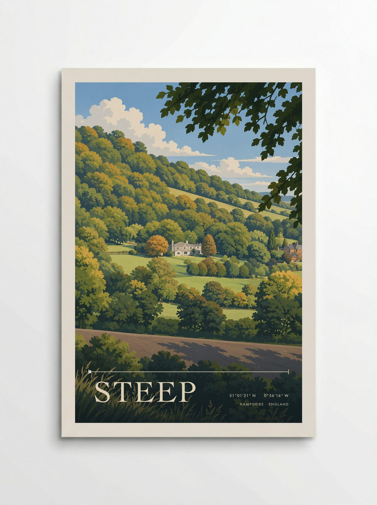 Steep, Hampshire | Travel Poster - Poster