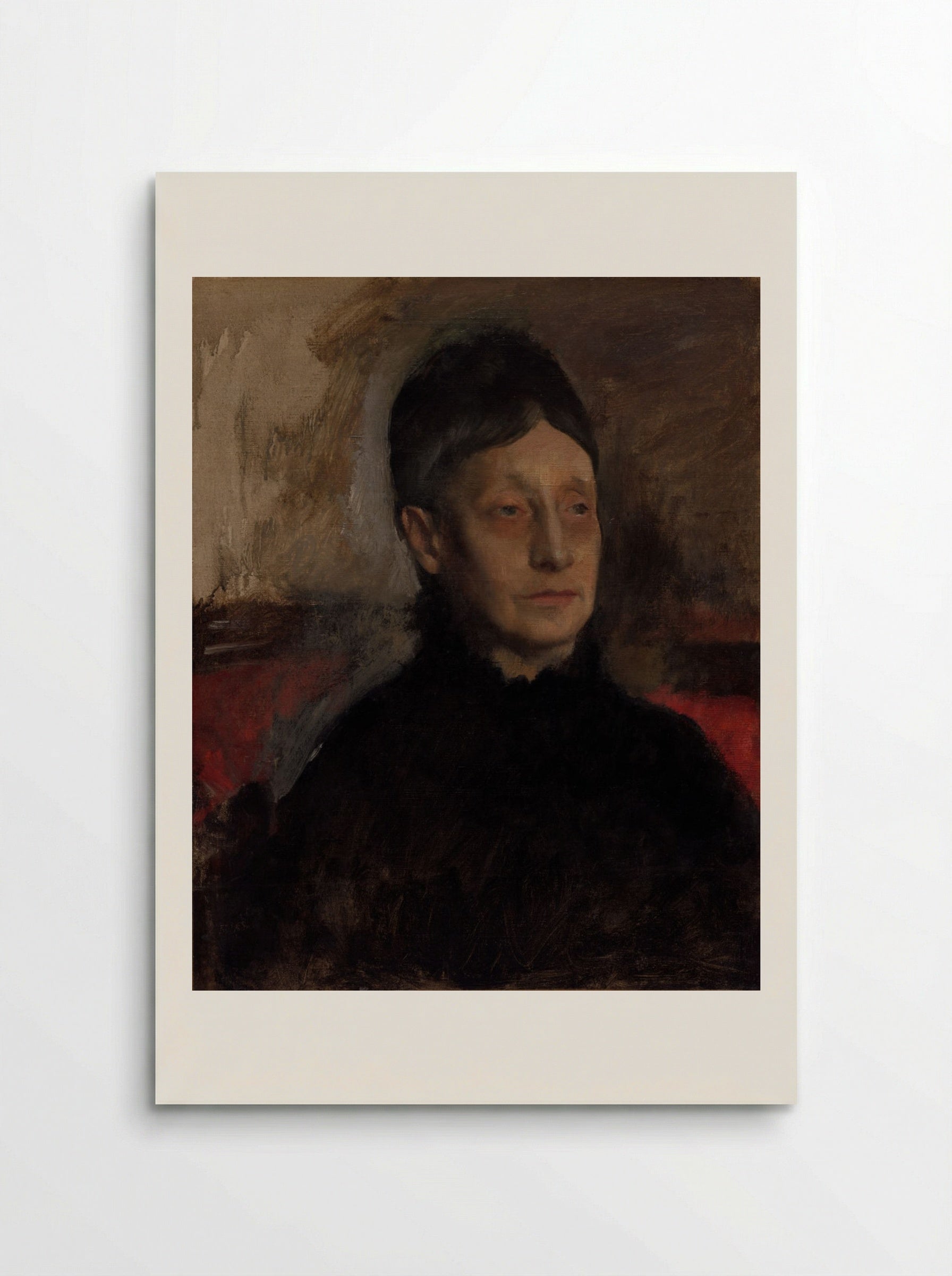 Stefanina Primicile Carafa, Marchioness of Cicerale and Duchess of Montejasi - Edgar Degas - Poster