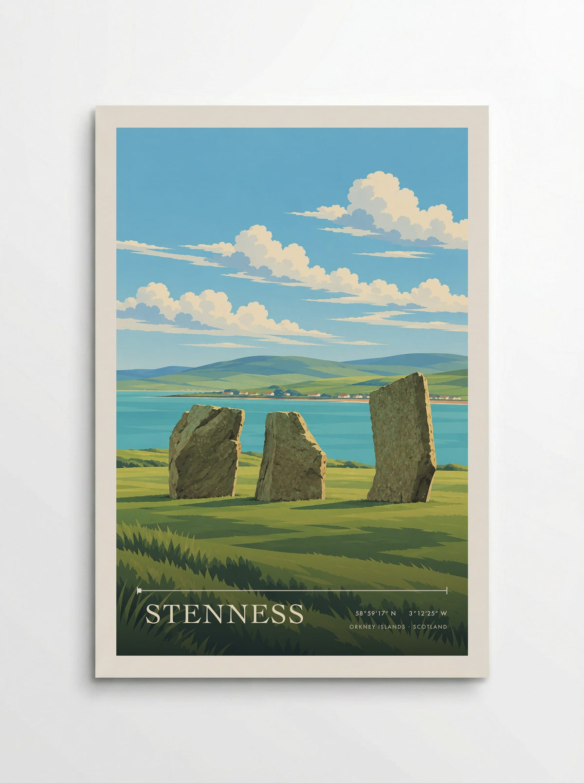 Stenness, Orkney Islands | Travel Poster - Poster