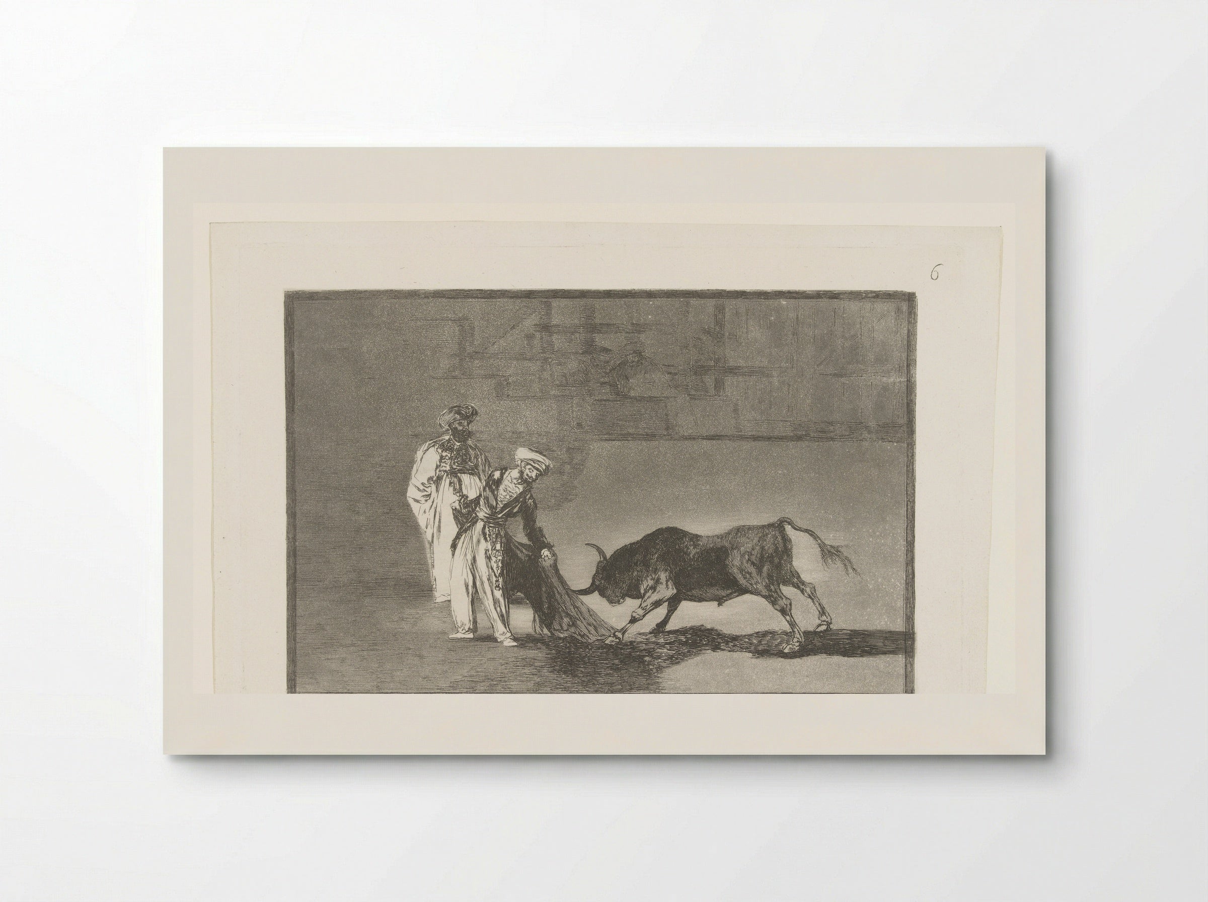 Stierenvechters in een arena - Francisco de Goya - Poster