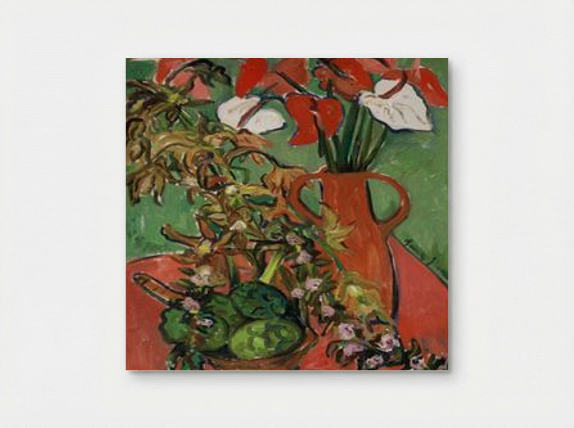 Still Life with Antirrhinums - Irma Stern - Poster