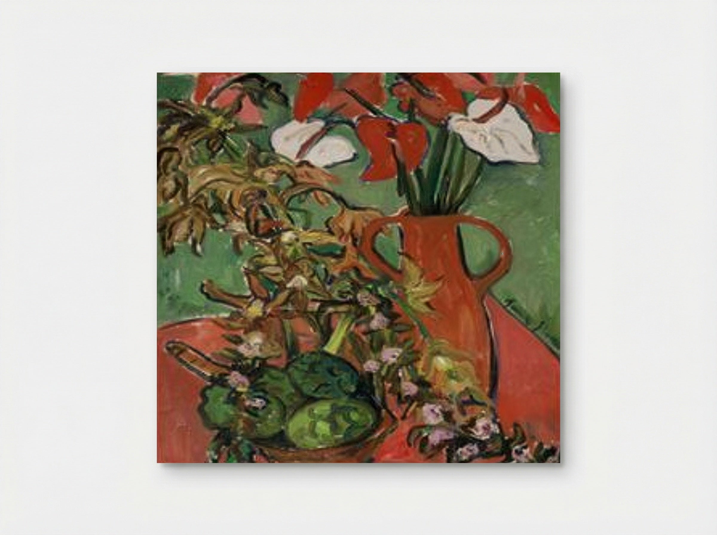 Still Life with Antirrhinums - Irma Stern - Poster