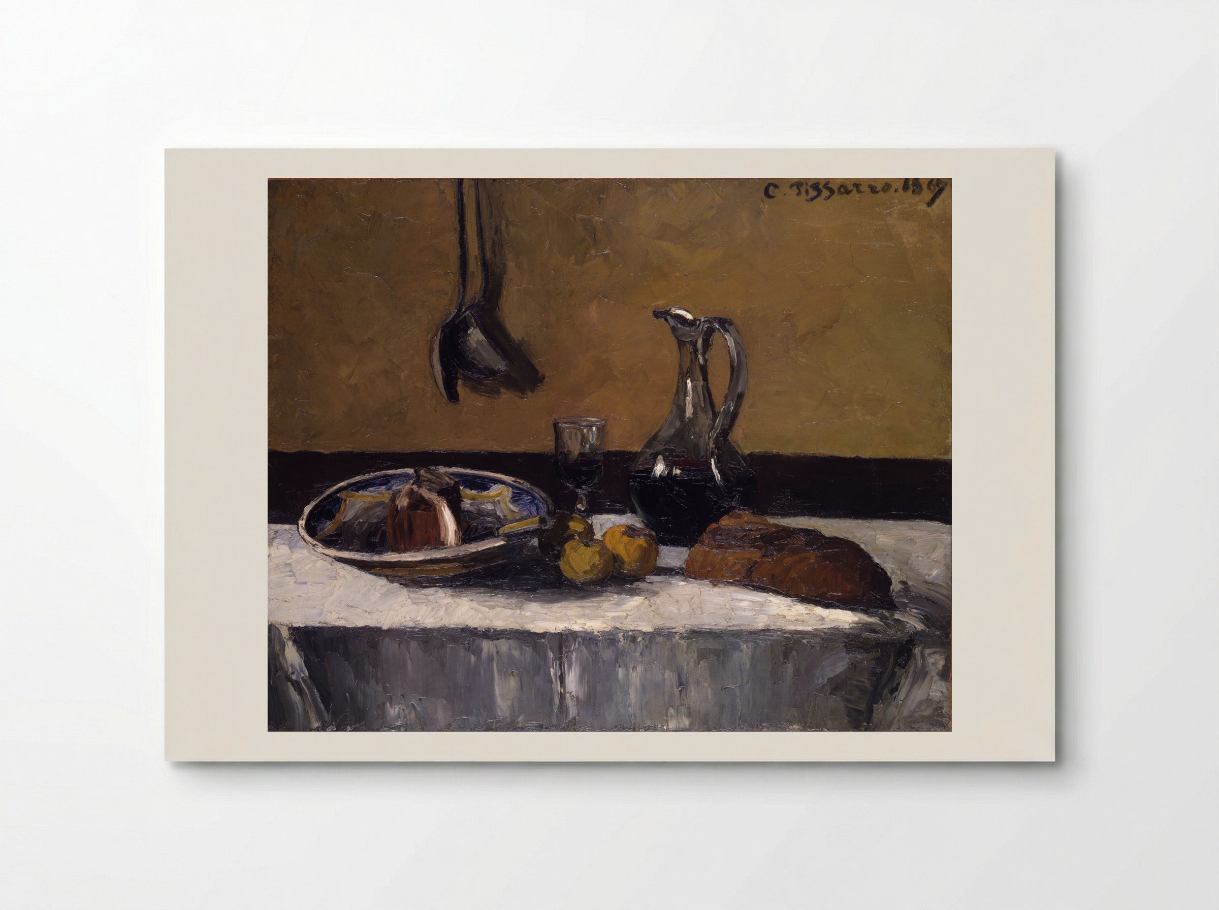 Still Life with Apples and Pitcher - Camille Pissarro - Poster