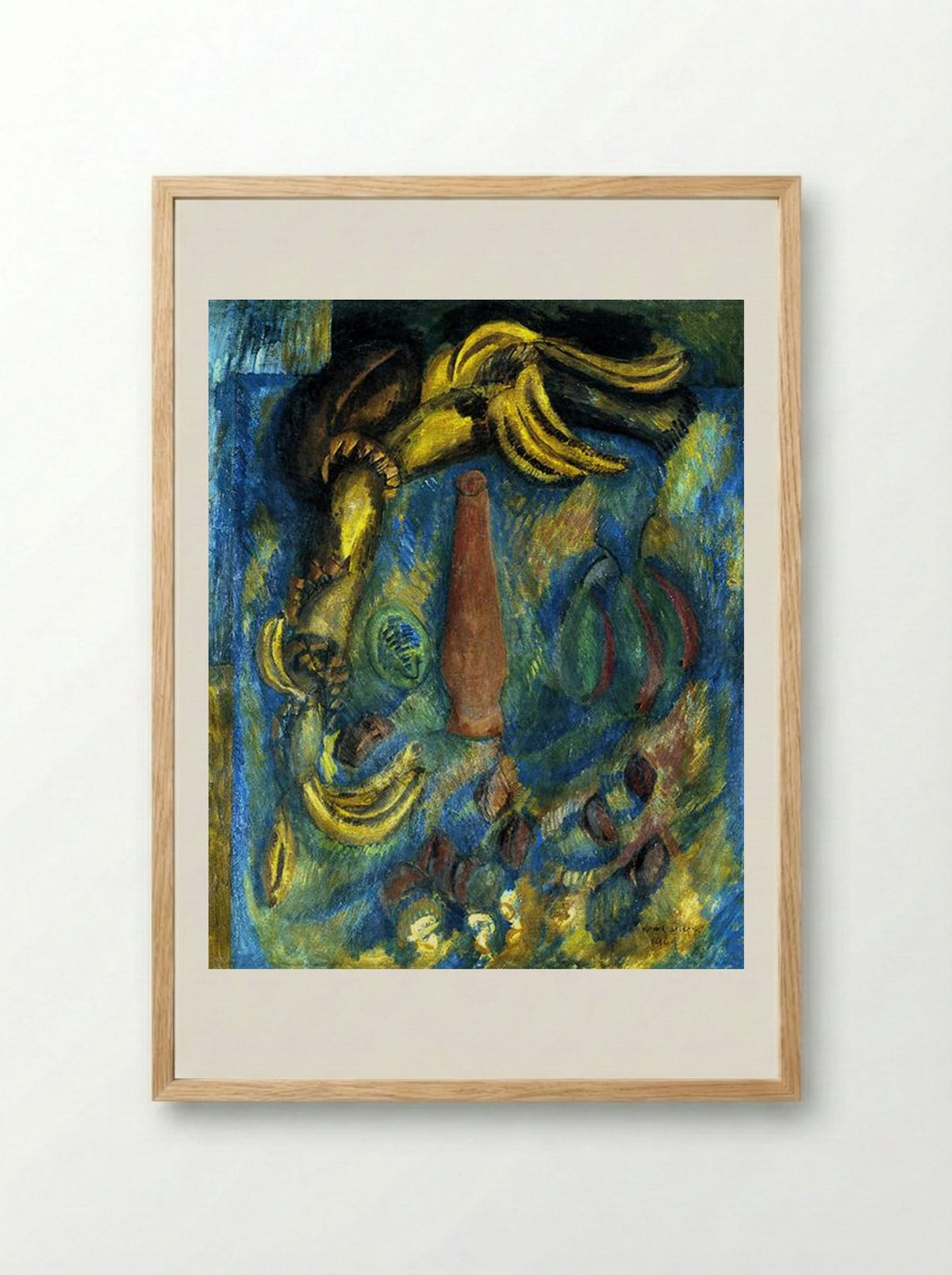 Still Life with Bananas - Raoul Dufy - Framed Print Wood