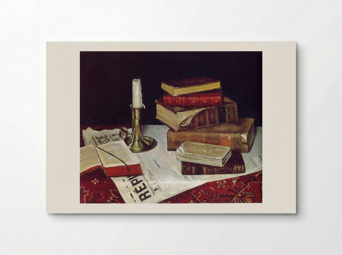 Still Life with Books and Candle - Henri Matisse - Poster