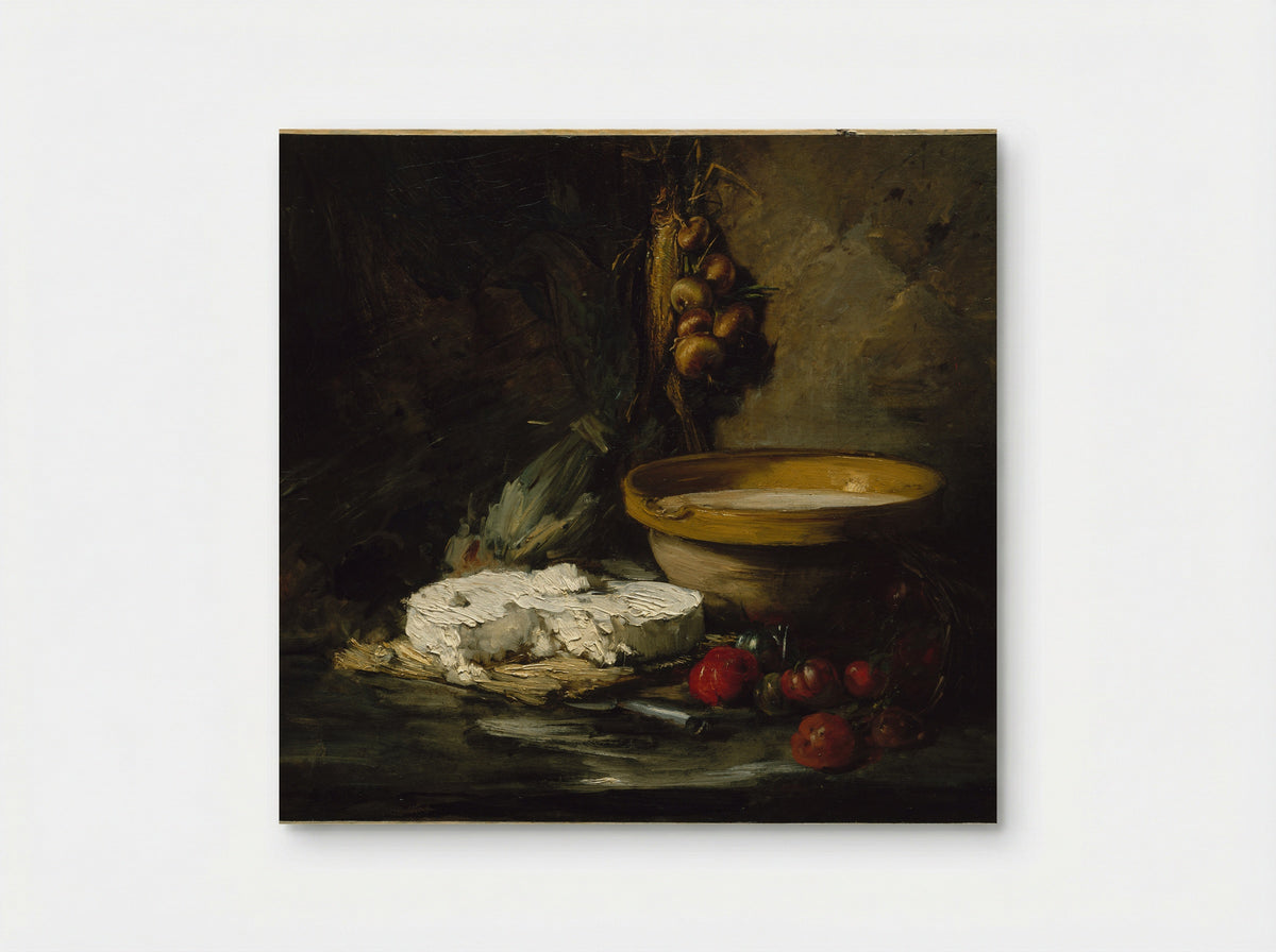 Still Life with Cheese - Antoine Vollon - Poster