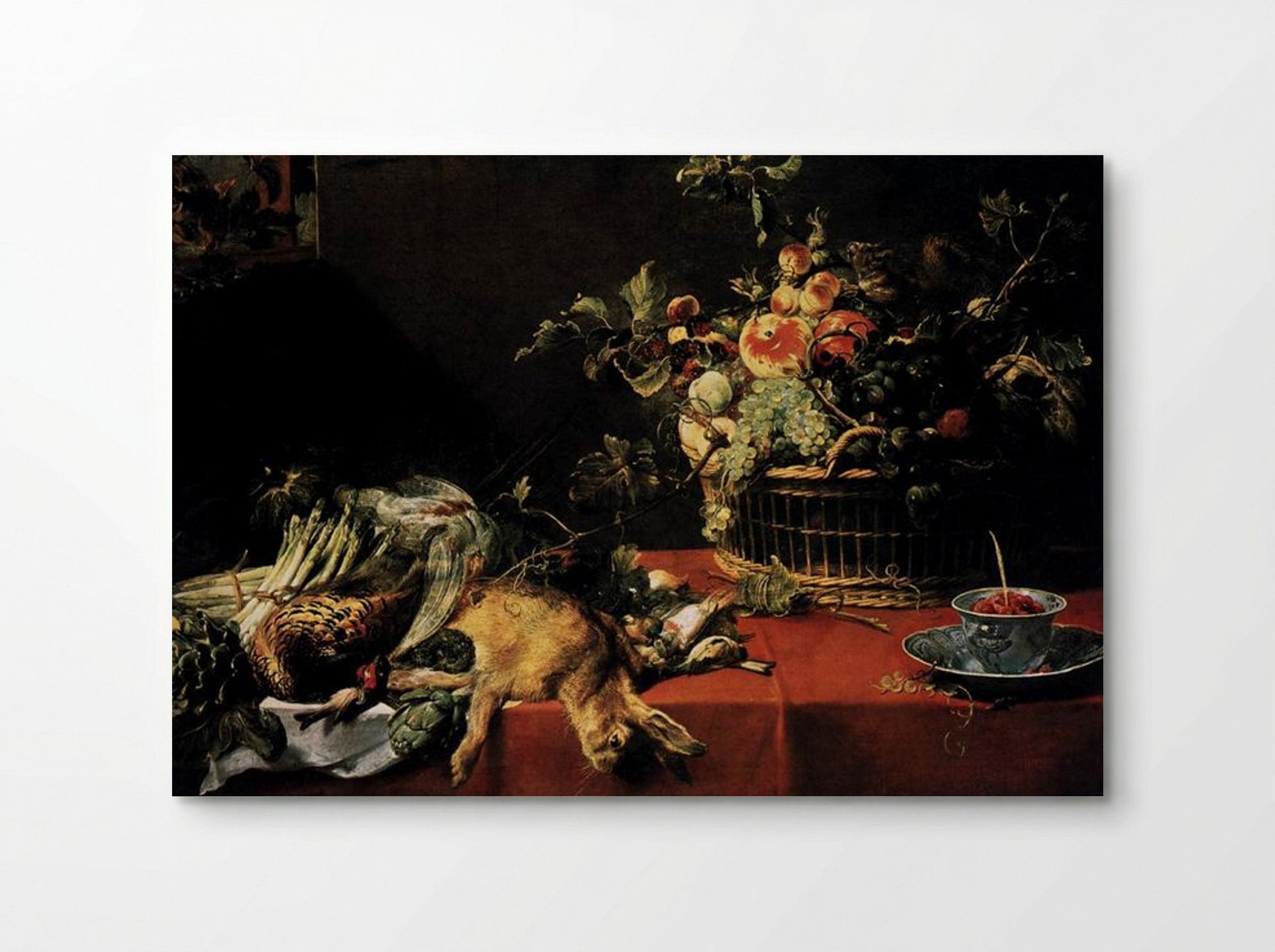Still Life with Fruit Basket and Game - Frans Snyders - Poster