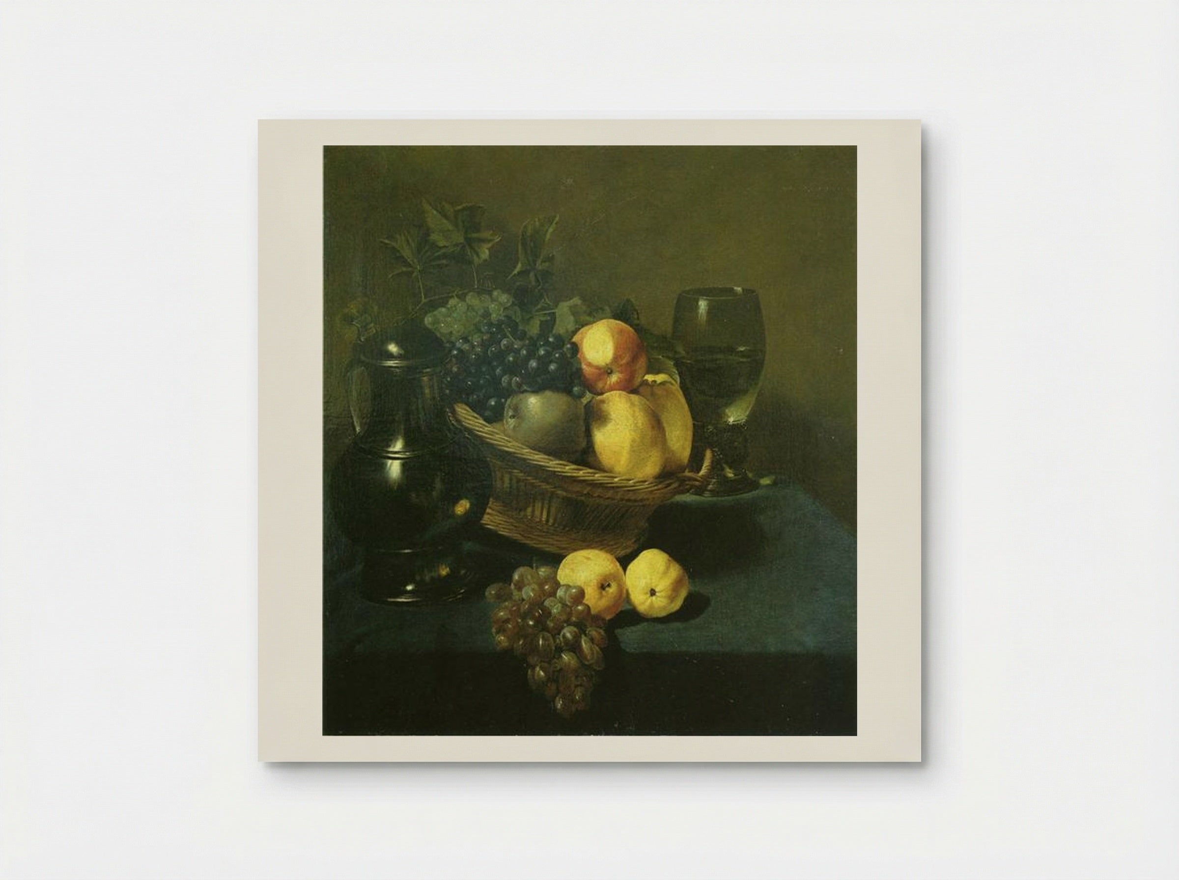 Still Life with Fruit, Metal Pitcher, and Glass - Judith Leyster - Poster