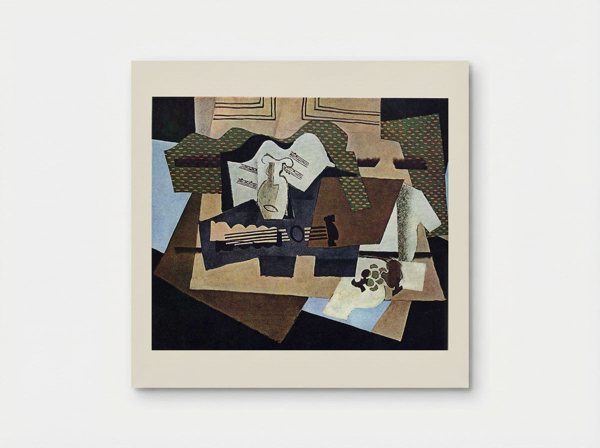 Still Life with Guitar - Georges Braque - Poster
