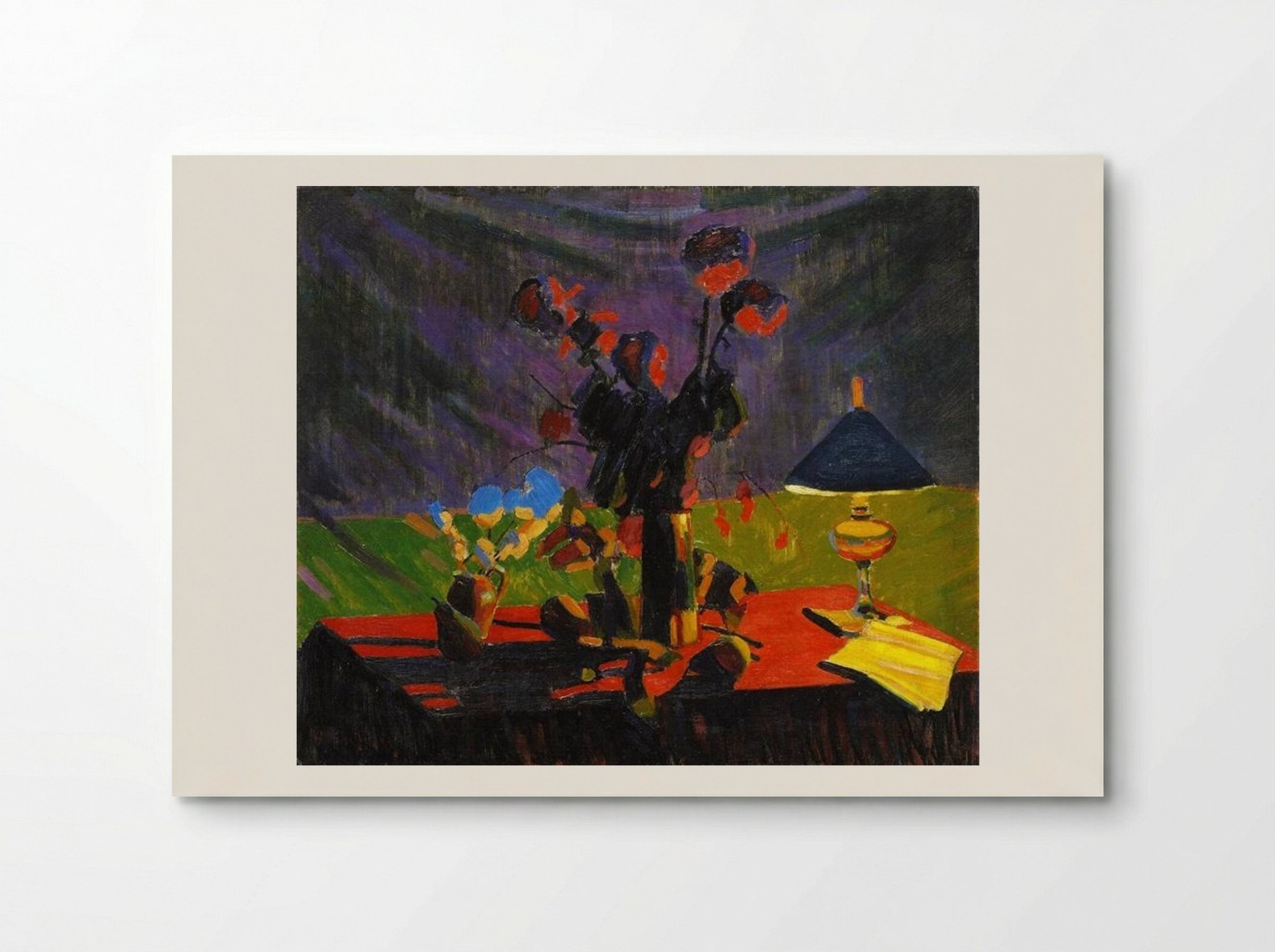 Still Life with Lamp - Auguste Herbin - Poster