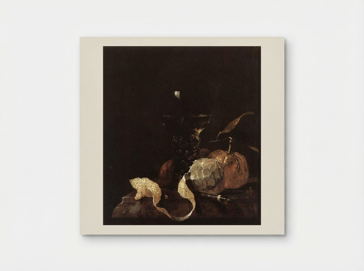 Still-Life with Lemon, Oranges and Glass of Wine - Willem Kalf - Poster