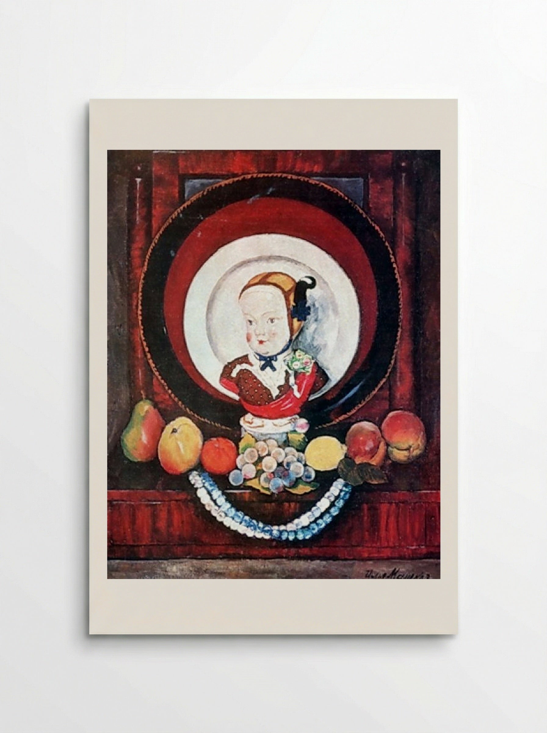 Still Life with Porcelain Doll - Ilya Mashkov - Poster