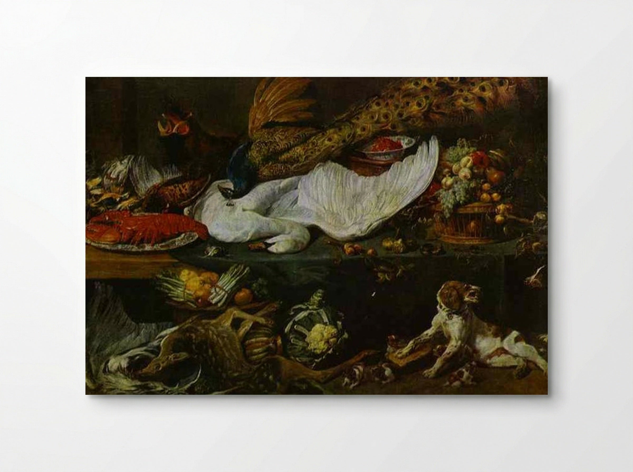 Still-Life with a Dog and Her Puppies - Frans Snyders - Poster