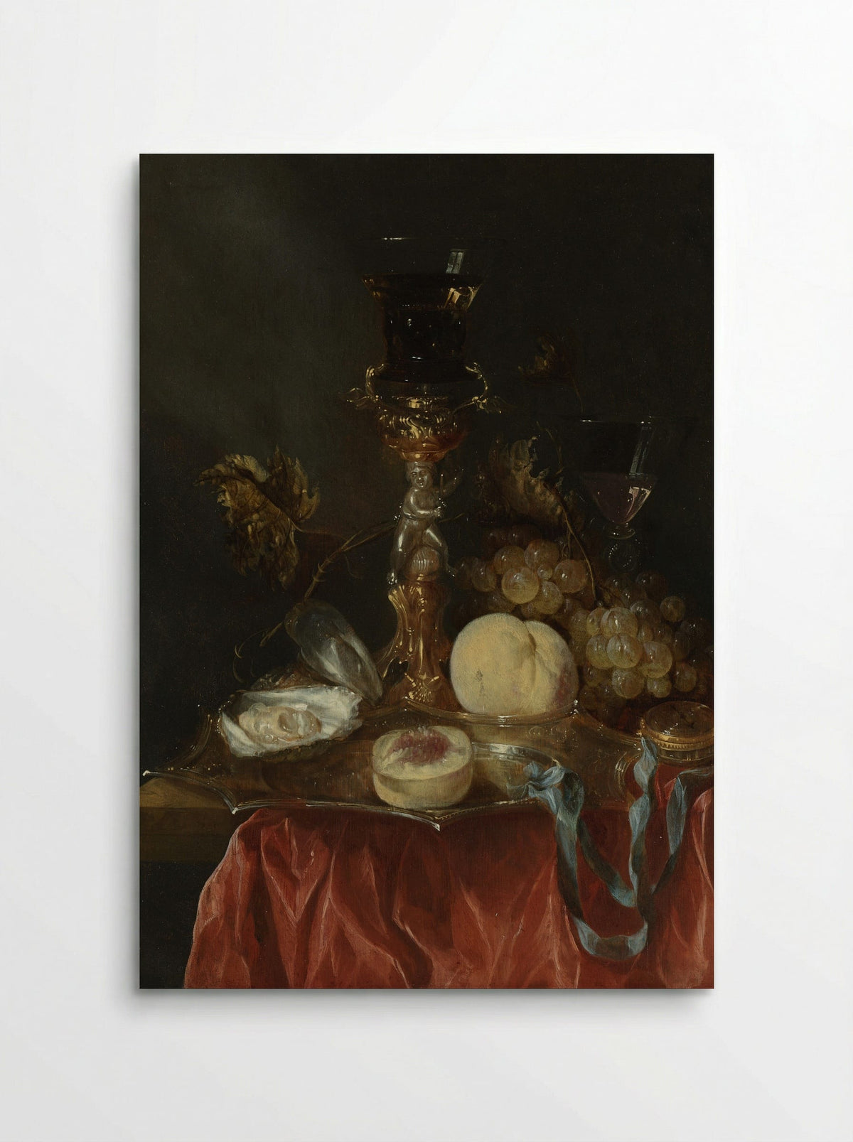 Still Life with a Gilt Silver Cup - Abraham van Beijeren - Poster